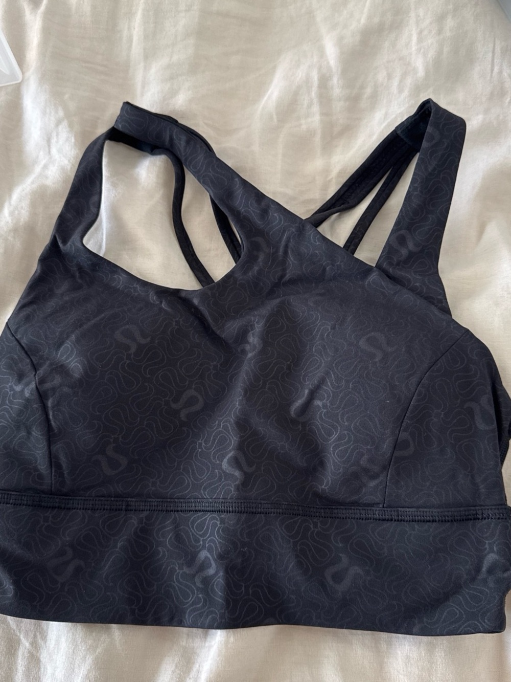 Black lululemon Strappy Sports Bra